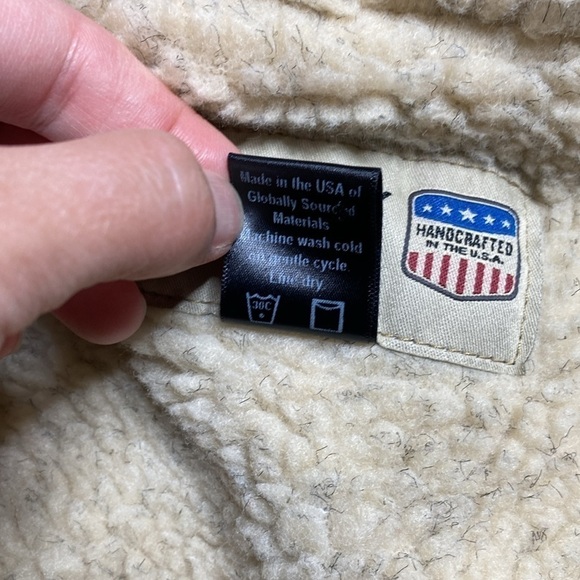 Stormy Kromer Parkland Red Sherpa Lined Vest Size Small - Picture 5 of 7